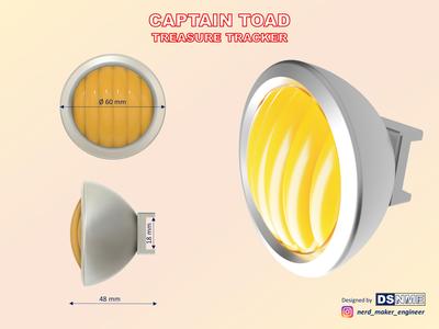 Captain Toad Headlamp for SAN-EI plush figure