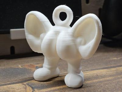 Ass with Ears – keychain, talisman, sculpture