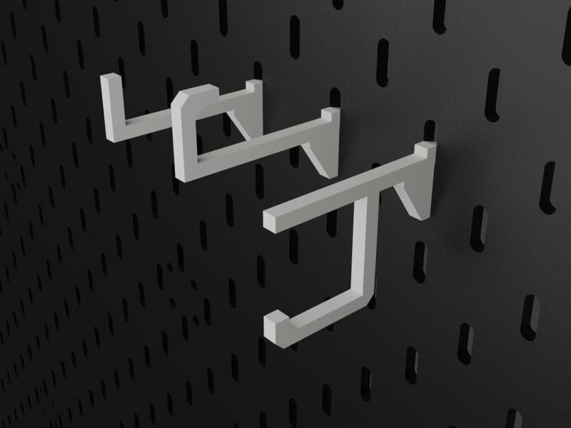 Whose pegboard? DLC3 (includes 3 high-strength long hooks)