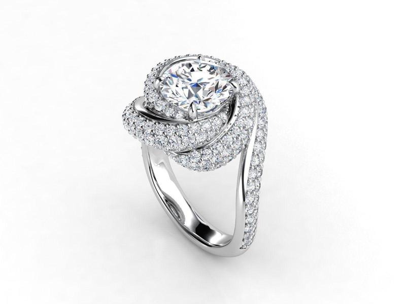 ZLR0178 engagement ring