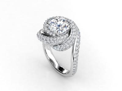 ZLR0178 engagement ring