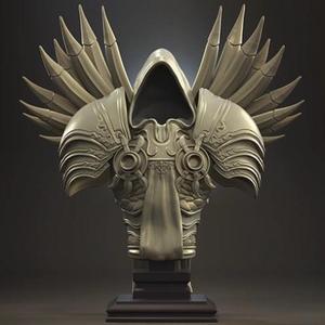 Tyrael Bust STL files for 3D Printing | Assembly Model