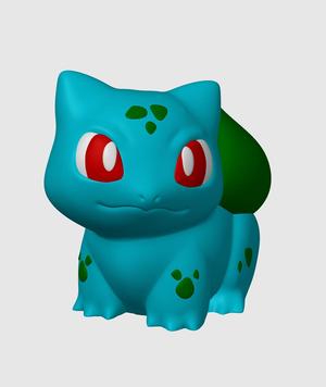 Bulbasaur Pokemon (Nosupport, 3mf included)