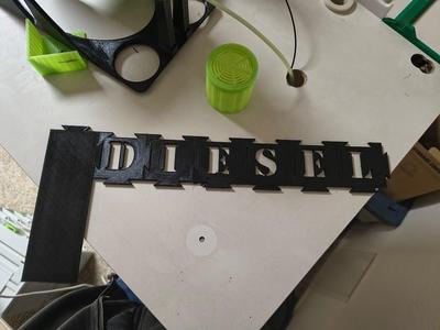 Spray Stencil Letters / Sprühschablone Buchstaben