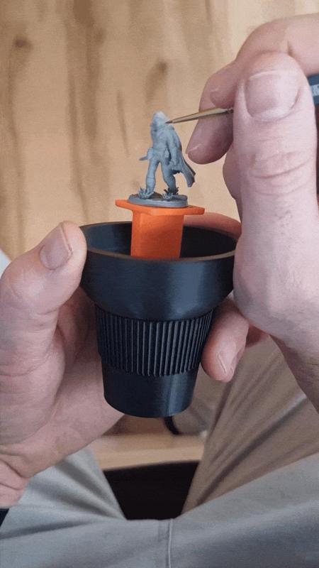 Spinning Handle miniature painting plattforms