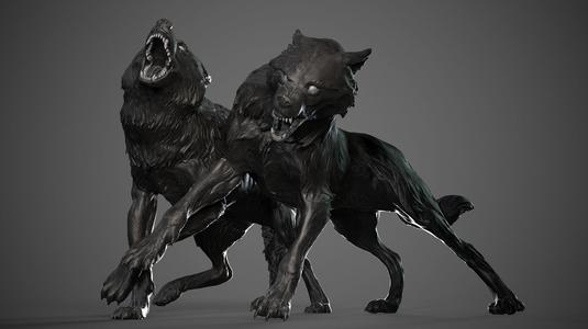 Wolves – 3D Sculpting – High Poly