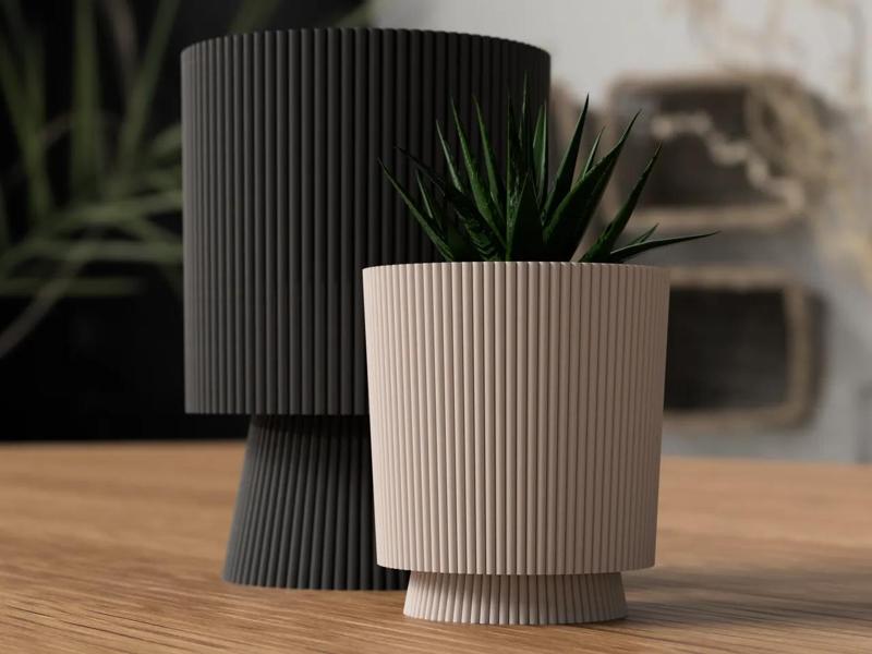 Planter with drip container