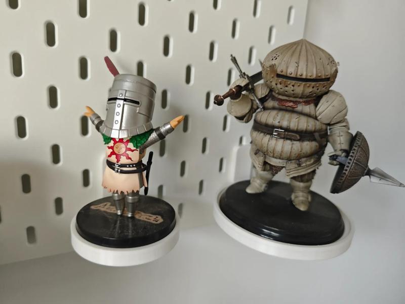 IKEA SKADIS Pegboard Figurine Stand – 6.5cm Base