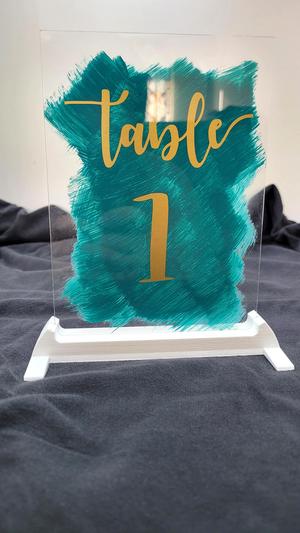 Acrylic Display Stand For 5  (12.7cm) Sheets