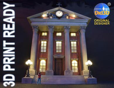 CourtHouse Back to the Future  1-45 Scale  53cm