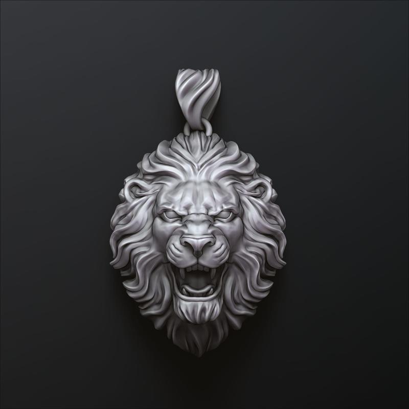 Lion Pendant V2