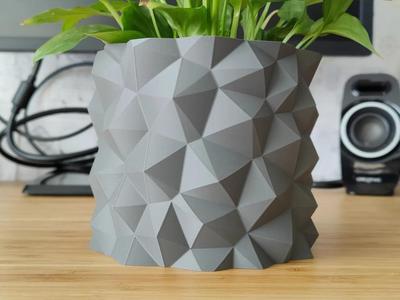 Parametric Rock Plant pot and Planter – Vase mode design