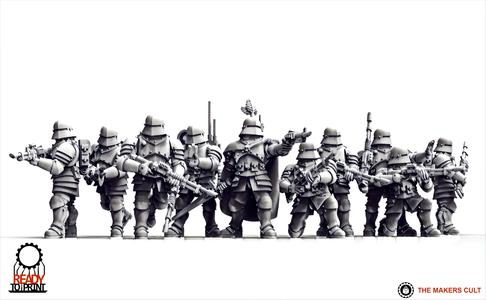 Feudal Guard – Laser Gun Squad