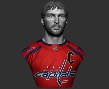 Alexander Ovechkin bust two pack 3d printable