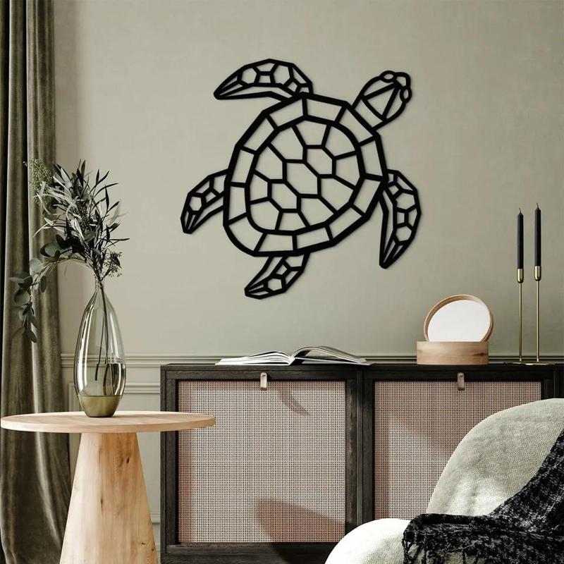Turtle low poly – wall art