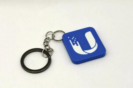 Unifi Logo Keychain Charm