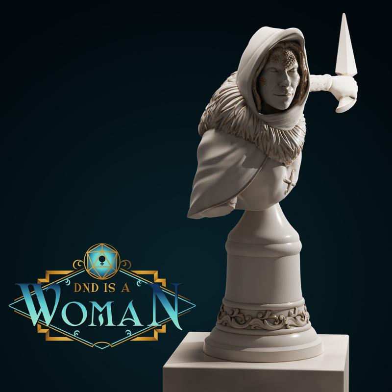 Serpentfolk Sorcerer – Krohlia – Bust