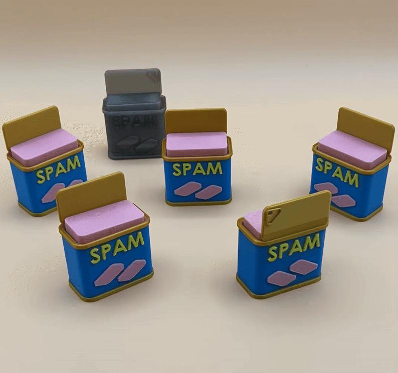 Mini Spam in a Can Fidget (Print in place)