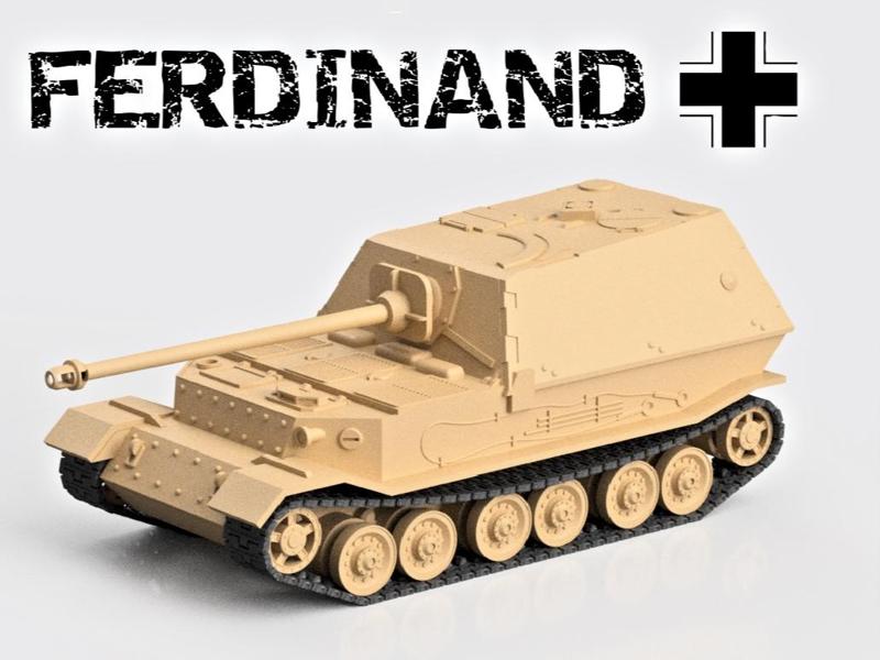 Ferdinand- German heavy tank destroyer 1:35 scale