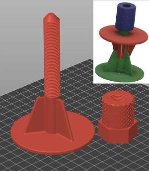 Filament spool unwinder for screwdriver   