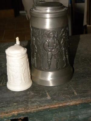 German Bierkrug / Maßkrug ( Beer ) V2 With hinge