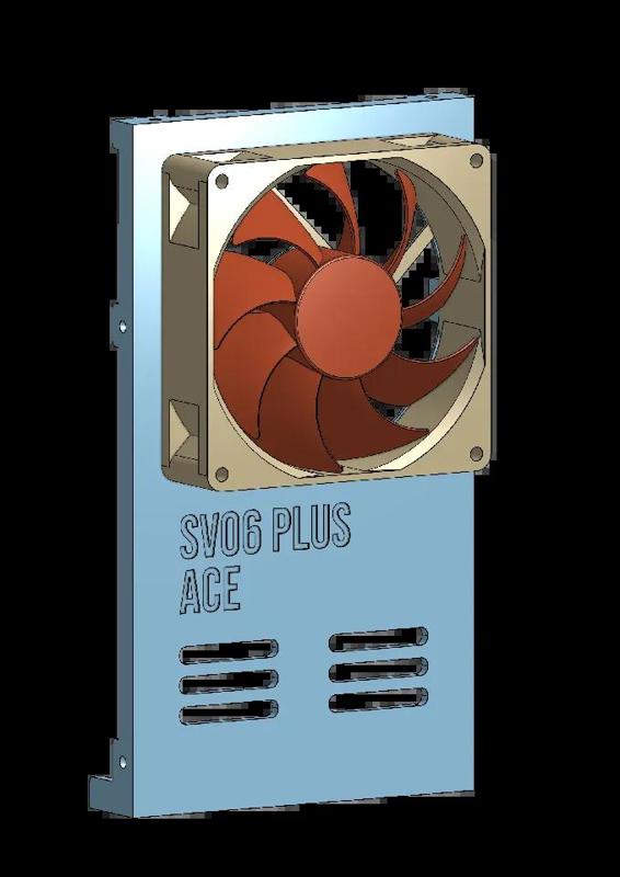 Sovol SV06 PLUS and PLUS ACE / PSU bigger fan cover   