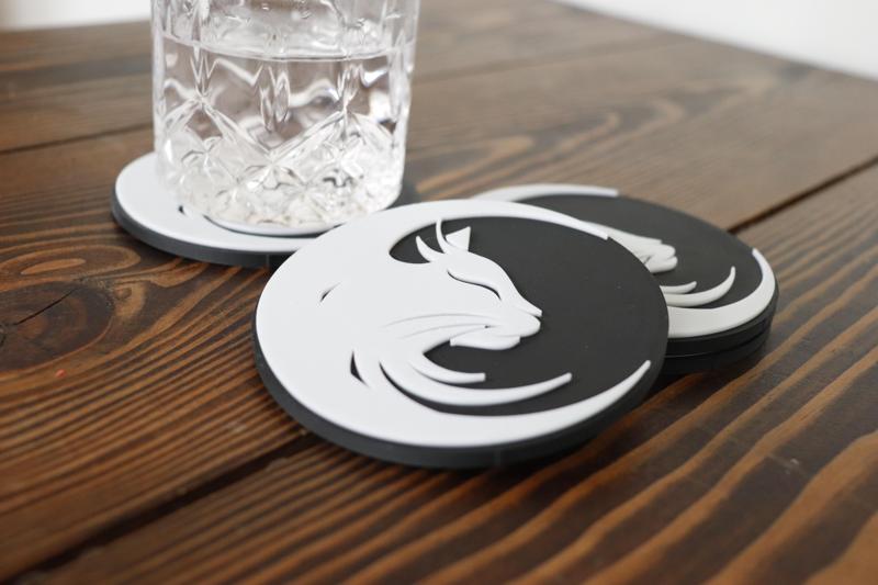Lunar Cat Coaster