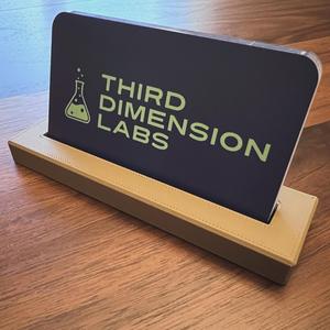 Minimalist Desk Business Card Holder
