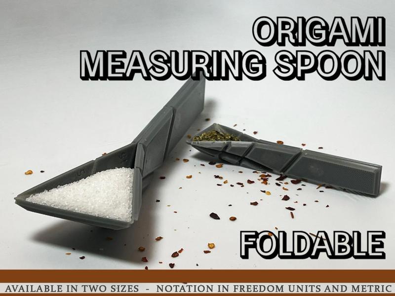 Origami Foldable Measuring Spoon – TBSP/ML