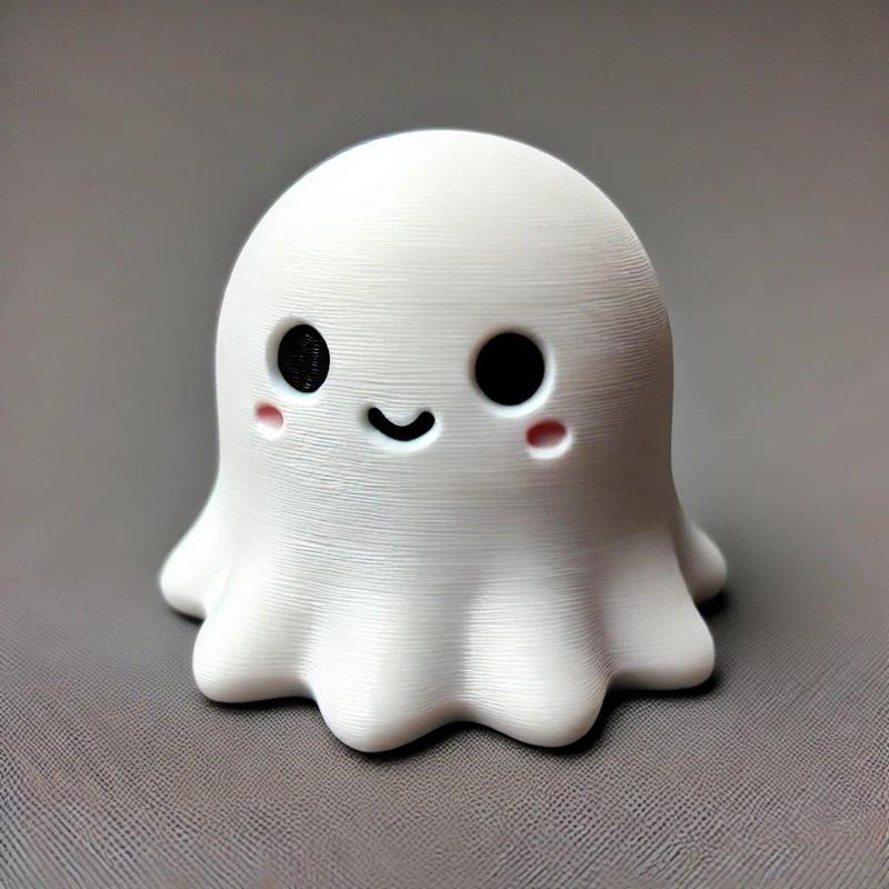 Cute 3D Ghost for Halloween