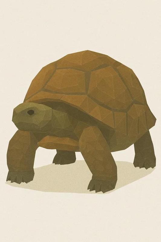 Tortuga Low Poly
