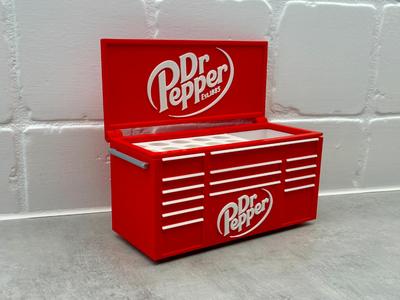 Dr Pepper soda desk toolbox organizer pen holder