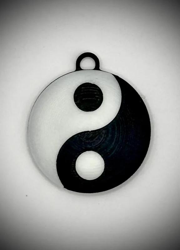 Yin Yang Key Ring – Dome Shaped (multicolor)