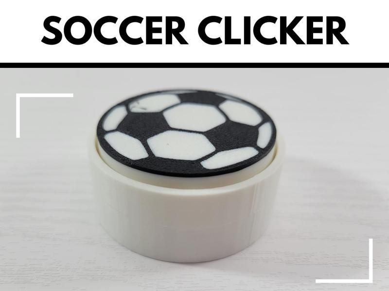 Soccer Keyboard Fidget Clicker – Game Day Desk Toy