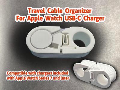 Apple Watch USB-C Charger Travel Cable Organizer