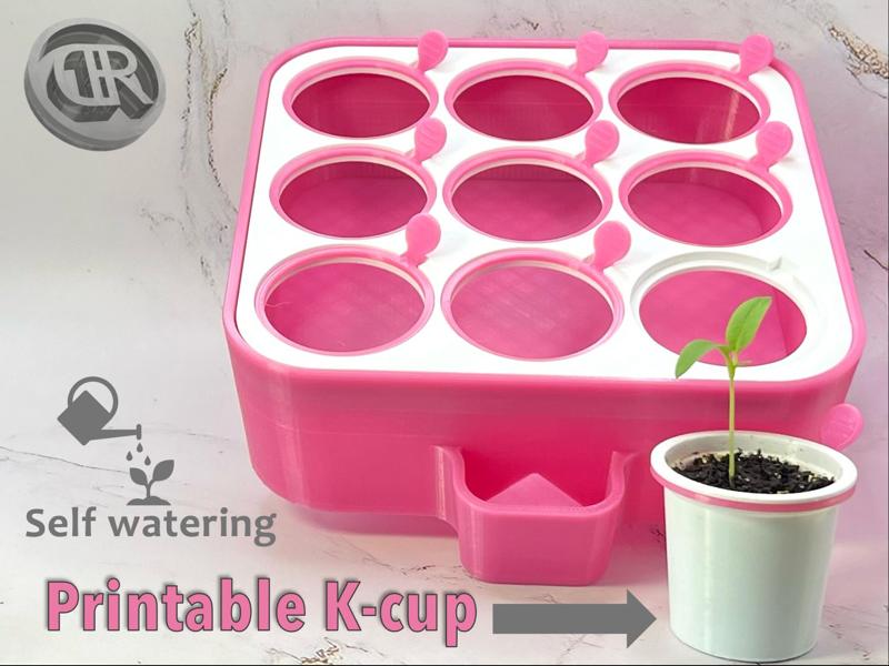 K-Cup Seed Starter (3×3) – Self Watering Planter