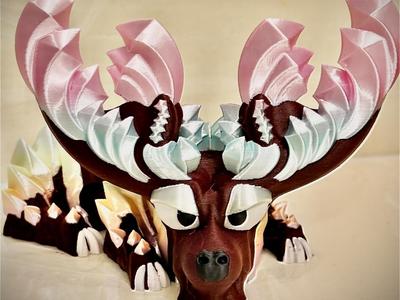 Articulated Crystal Moose (4 Gram plate available)