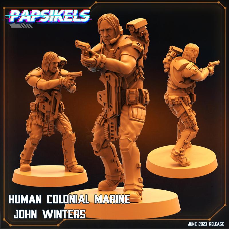 HUMAN COLONIAL MARINE JOHN WINTERS