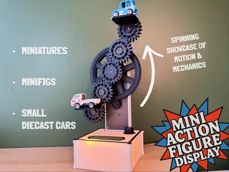 Dynamic Action Figure Illuminated Display