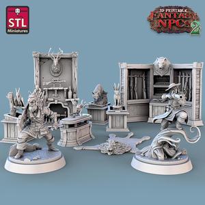 Fantasy NPCs 2 – Trophy Hunter Set