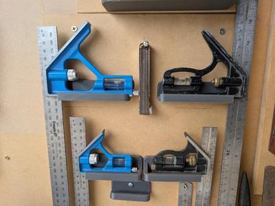 Tool Wall Holder for Large Combination Square – Fits 30cm / 12″ Squares