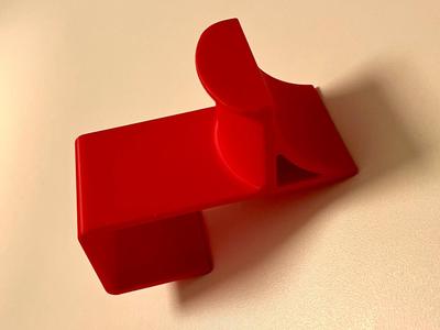 Headphone hanger for cubicle wall