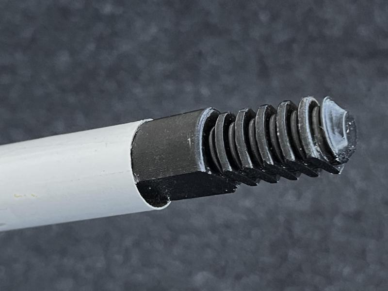 Broom fix screw Tube End Threads Repair Male Male