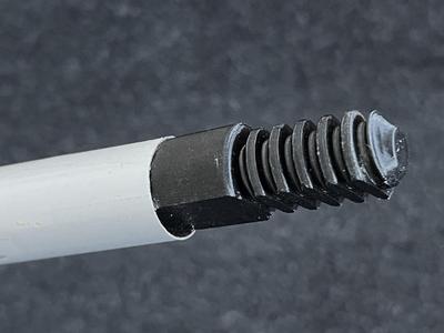 Broom fix screw Tube End Threads Repair Male Male