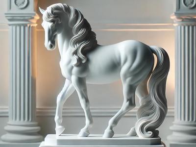 Horse statue