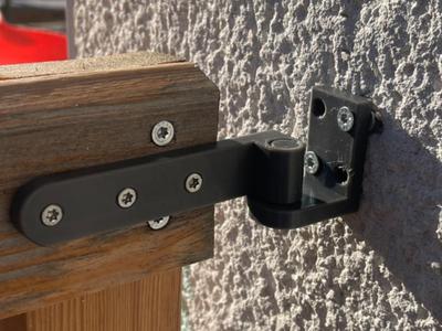 180° opening gate hinge PETG