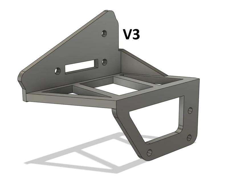 Ender 3 V3 KE Display displacement adapter   