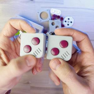 Game Boy Keychain Fidget & AirTag Holder