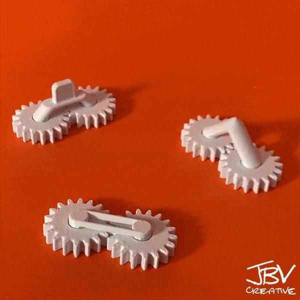 Gear Pair – Print in Place