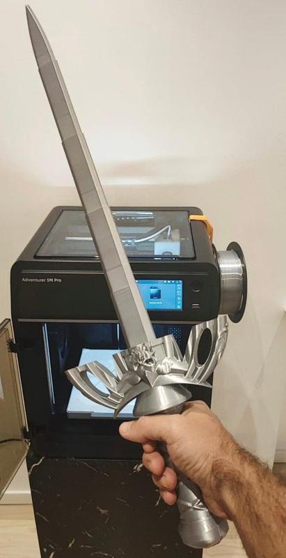 Collapsing Viking Sword – Print in Place